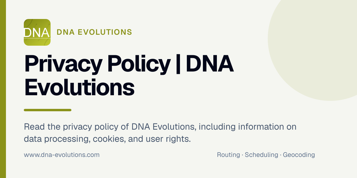 Privacy Policy | DNA Evolutions - DNA Evolutions